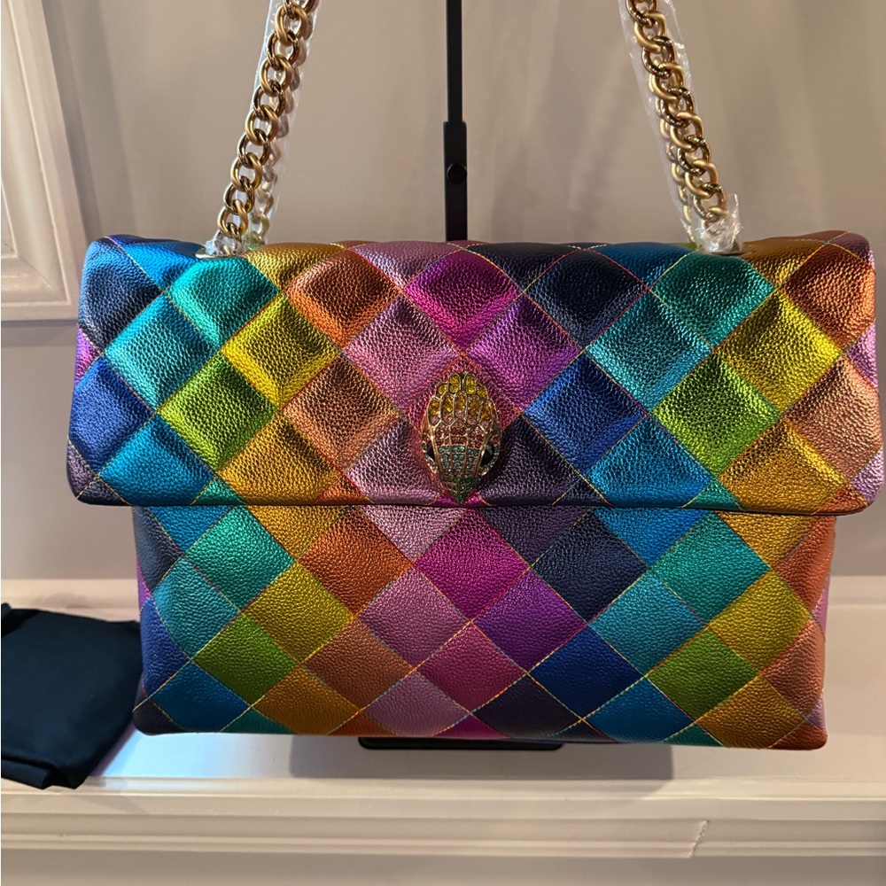 NWT Kurt Geiger Large leather Kensington Bag. Beautiful!! with dustbag - Picture 2 of 7